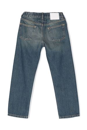 Indigo blue cotton jeans MAISON MARGIELA KIDS | M60453MM090M601